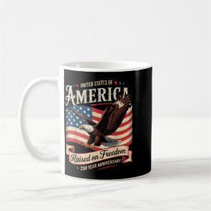250th Anniversary Of Aamerica 4th Of July Us Flag Coffee Mug