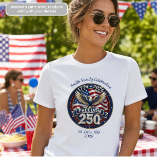 250th Anniversary of America Family Celebration T-Shirt