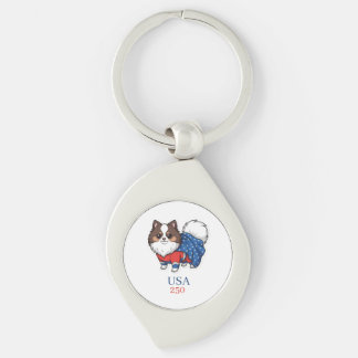 250th Anniversary of the United States of America  Keychain