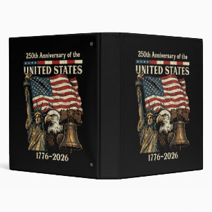 250th Anniversary of United States 250 Years 4th o Binder