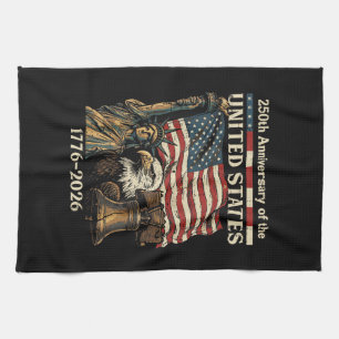 250th Anniversary of United States 250 Years 4th o Kitchen Towel