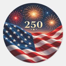 250th Anniversary Patriotic Fireworks Flag Party
