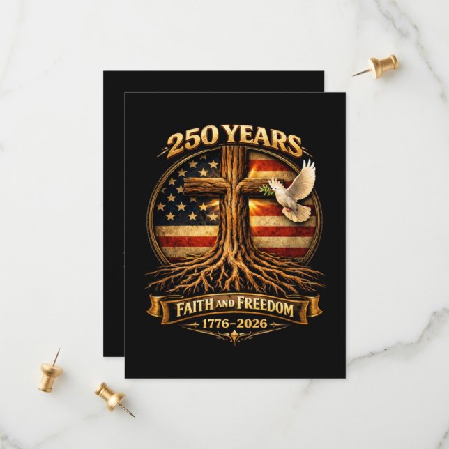 250th Anniversary Save The Date (Front/Back In Situ)
