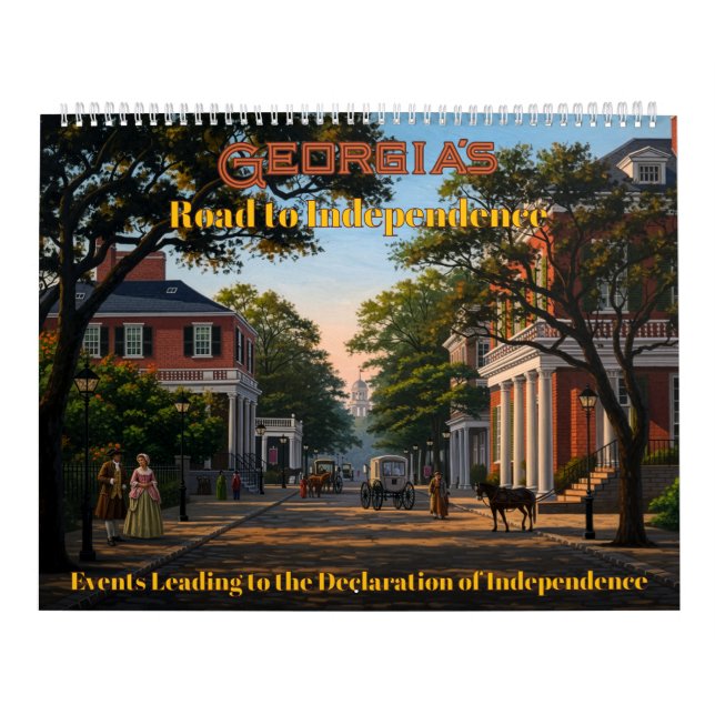 250th Anniversary - State of Georgia Calendar (Cover)