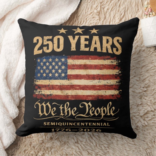 250th anniversary throw pillow (Blanket)