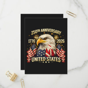 250th Anniversary United States 1776-2026 Invitation Postcard