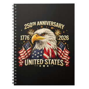 250th Anniversary United States 1776-2026 Notebook
