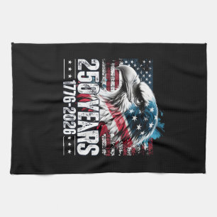 250th Anniversary United States Birthday Long Slee Kitchen Towel
