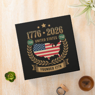250th Anniversary United States of America 250 USA Binder