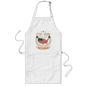 250th Anniversary United States of America 250 USA Long Apron