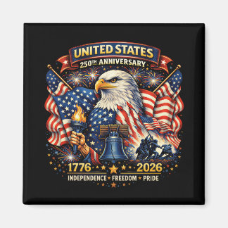 250th Anniversary USA 1776–2026 American Heritage Magnet
