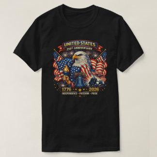 250th Anniversary USA 1776–2026 American Heritage T-Shirt