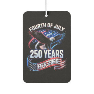 250th Anniversary USA 1776-2026 Patriotic American Air Freshener