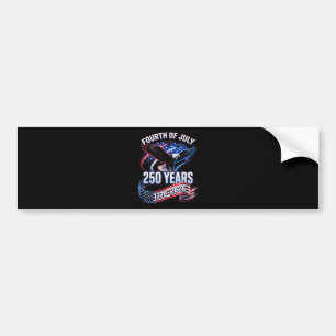 250th Anniversary USA 1776-2026 Patriotic American Bumper Sticker