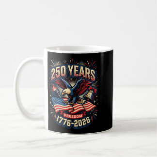 250th Anniversary Usa 1776-2026 Patriotic Coffee Mug