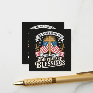 250th Anniversary USA 250 American Enclosure Card