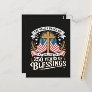 250th Anniversary USA 250 American Postcard