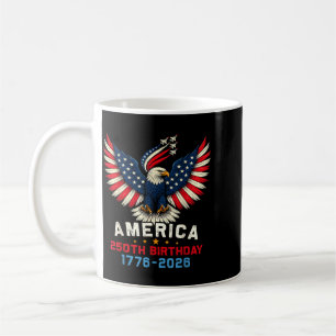 250th Anniversary Usa Flag 250 Years Aamerican 4th Coffee Mug