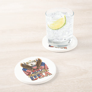 250th Anniversary USA Flag 250 Years American Coaster