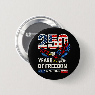 250th anniversary usa flag american 2 inch round button