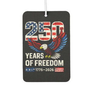 250th anniversary usa flag american air freshener