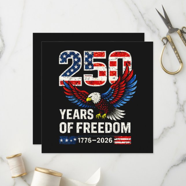 250th anniversary usa flag american program (Front/Back In Situ)