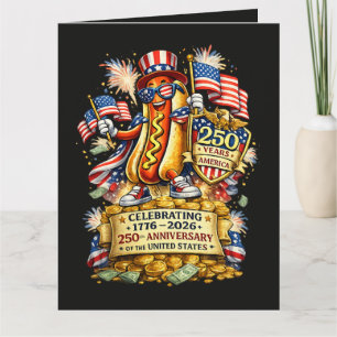 250th Anniversary USA Independence Celebration Card