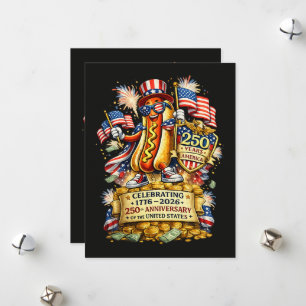 250th Anniversary USA Independence Celebration Holiday Card