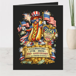 250th Anniversary USA Independence Celebration Thank You Card