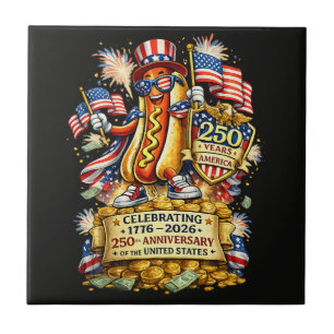 250th Anniversary USA Independence Celebration Tile