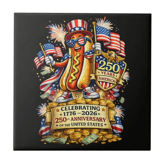 250th Anniversary USA Independence Celebration Tile (Front)