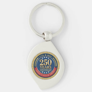 250th Anniversary USA Patriotic   1776–2026 Keychain