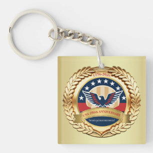 250th Anniversary USA Patriotic   1776–2026 Keychain