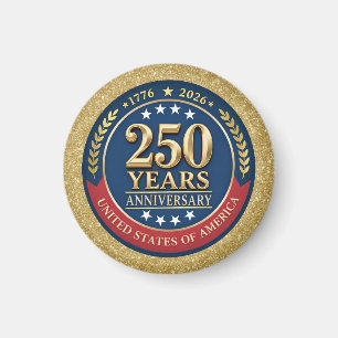 250th Anniversary USA Patriotic 1776–2026 Magnet