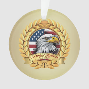 250th Anniversary USA Patriotic   1776–2026 Ornament