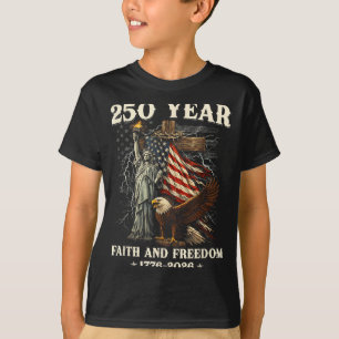 250th Anniversary USA Patriotic 250 Years American T-Shirt