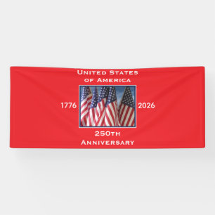 250th Anniversary USA Patriotic  Banner
