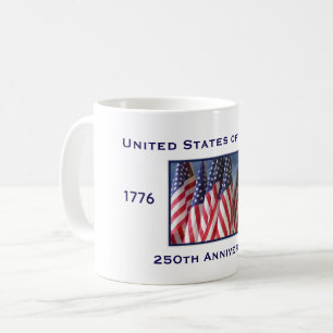 250th Anniversary USA Patriotic  Coffee Mug