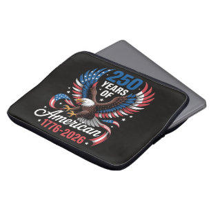 250th Anniversary USA Patriotic Eagle 250 Years Laptop Sleeve