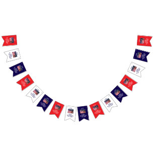 250th Anniversary USA Patriotic Flags Banner