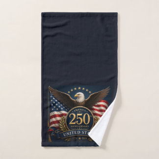250th Anniversary USA Patriotic Keepsake Bath Towel Set