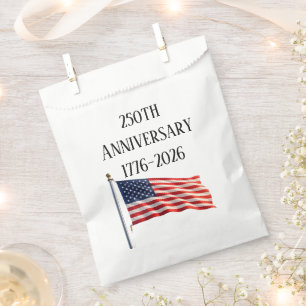 250th Anniversary USA Patriotic Keepsake Favour Bag