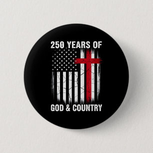 250th birthday america independence day 1776-2026 2 inch round button