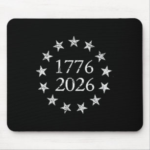 250th Birthday American Flag Eagle Shirt 250 Years Mouse Pad