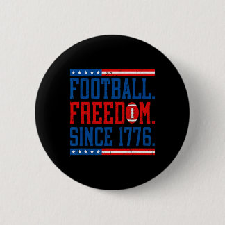 250th Birthday Usa 250 Years Footll _1 2 Inch Round Button
