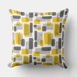 251215 - Amber and Grey Throw Pillow