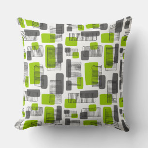 251215 - Green and Grey Throw Pillow