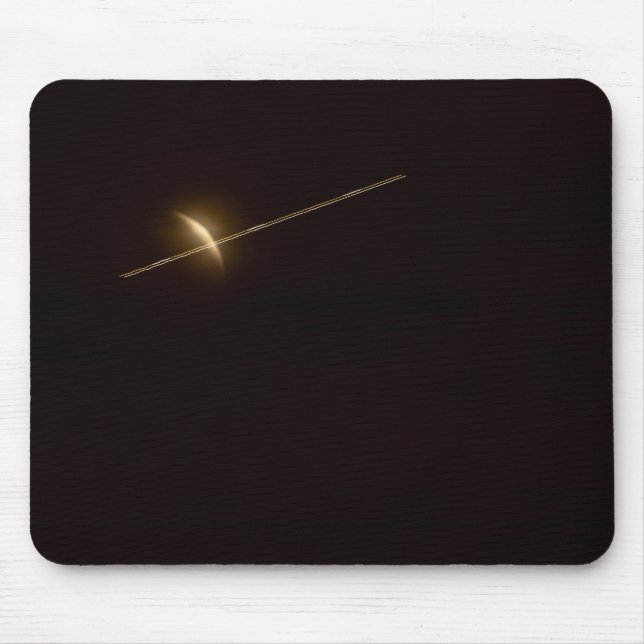 2583-Eclipse of Moon with Jet Mouse Pad (Front)