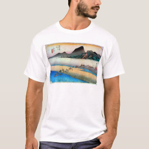 25. 金谷宿, 広重 Kanaya-juku, Hiroshige, Ukiyo-e T-Shirt