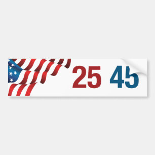 25 45 Bumper Sticker